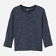 Детский лонгслив H&M 060580290 92 см Темно-синий/Полоска (6666000339478) - изображение 1