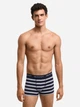 Набор трусов боксеров мужских хлопковых GANT Stripe Trunk 3-Pack 902433023-433 S 3 шт Синий (7325707764288) - изображение 7