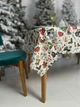Скатерть водоотталкивающая Delux Textil Новогодние коньки 150 х 110 см (367840) - изображение 4