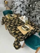 Скатерть водоотталкивающая новогодняя Delux Textil Ночные елки 230 х 170 см (367873) - изображение 1