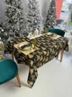 Скатерть водоотталкивающая новогодняя Delux Textil Ночные елки 230 х 170 см (367873) - изображение 3