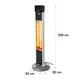 Инфракрасный обогреватель blumfeldt Heat Guru 2000 Вт (10031870) - изображение 2