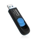 Флеш накопичувач USB 64Gb ADATA UV128, Black/Blue, USB 3.2 Gen 1, до 100 МБ/с (AUV128-64G-RBE) - зображення 1