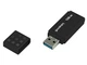 Флеш накопитель USB 128Gb Goodram UME3, Black, USB 3.2 Gen 1, до 60/20 МБ/с (UME3-1280K0R11) - изображение 2
