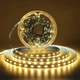 Светодиодная LED Strips лента 2835 5 м теплый белый цвет для украшения кухни, комнаты, гардеробной, витрин - изображение 1