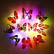 Світильник нічник Метелик світлодіодний LED RGB розцвітка крил випадкова 7 cм - изображение 5