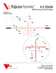 Оптичний приціл TRIJICON Tenmile 4.5-30x56 Red/Green MRAD Precision Tree FFP - зображення 4