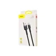Кабель Baseus Cafule Cable USB For Micro 2.4A 1m Gray+Black (CAMKLF-BG1) - изображение 2