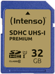 Карта пам'яті Intenso Premium SDHC 32GB Class 10 UHS-I (3421480) - зображення 1