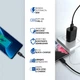Мережевий зарядний пристрій 25W Fast Charger Type-C + Кабель USB-C to USB-C 1m - зображення 5