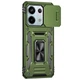 Ударопрочный чехол Camshield Army Ring для Xiaomi Redmi Note 13 Pro 4G / 14s / Poco M6 Pro 4G Оливковый / Army Green Без бренда - изображение 6