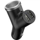 Автомобільний зарядний пристрій Baseus Y type (CCALL-YX01) (+прикурювач) 2USB (3.4A) Black - зображення 1