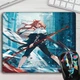 Игровая поверхность для мыши (коврик для мыши) Аниме Человек бензопила #0006 Прямоугольный - изображение 1