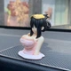 Дівчина з грудьми фігурка на торпеду авто, трясучка - зображення 4
