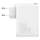 Зарядний Пристрій Baseus GaN2 Pro Quick Charger 100W (2Type-C + 2USB) white - зображення 2