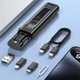 Кабель Type C у футлярі Toocki PD 60W з перехідниками Micro, USB, Lightning White - зображення 7