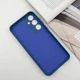 Чохол TPU GETMAN Liquid Silk Full Camera Samsung Galaxy S21 FE Синій / Navy Blue - зображення 3