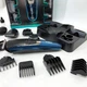 Тример VGR V-172 4 в 1 акумуляторна зарядка від USB. Колір: синій - зображення 7