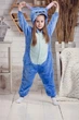 Пижама детская кигуруми для девочки Kigurumi стич 105-115 см синий - изображение 1