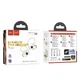 Навушники бездротові Hoco EQ8 Pure joy in-ear true wireless BT headset Milky White - зображення 6