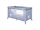 Ліжко-манеж 2 в 1 Lorelli Moonlight 1L (silver blue car) - изображение 1
