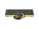 Комплект: клавіатура і миша A4Tech Fstyler FG1110 Bumblebee - изображение 4