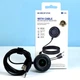 Аудио-адаптер Bluetooth AUX гарнитура в машину BOROFONE BC58 Серый - изображение 8