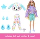 Кукла Barbie Cutie Reveal Doll in Rainbow Dalmation Costume - Барби в плюшевом костюме радужного долматина (HRK41) - Игровой набор Mattel - изображение 2
