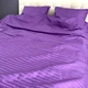 Комплект постельного Евро MakSon Elegant Purple, страйп-сатин, 100% хлопок (019-1200220С) - изображение 4