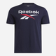 Koszulka męska bawełniana Reebok Identity Big Logo Tee 100071176 XL Granatowa (4066763461164) - obraz 7