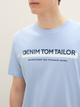 Футболка чоловіча Tom Tailor 1037653 XL Блакитна (4067261189741) - зображення 5