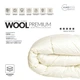 Одеяло IDEIA - Wool Premium шерстяное теплое молочное 140x210 полуторное (400 гр/м2) - изображение 9