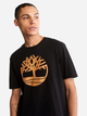 T-shirt męski bawełniany Timberland TB0A2C2R M Czarny (195441718697) - obraz 4