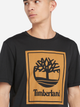 T-shirt męski bawełniany Timberland TB0A5WQQ S Czarny (194902955299) - obraz 4