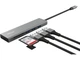 Мультипортовий адаптер Trust Halyx Fast USB-C Hub & Card reader Aluminium (24191) - изображение 2