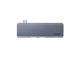 Мультипортовий адаптер BASEUS Harmonica Five-in-one HUB Adapter Grey (CAHUB-K0G) - изображение 4