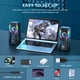 Колонки компьютерные USB ONIKUMA RGB Backlight G6 Черные - изображение 2