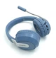 Навушники Bluetooth DEEPBASS R11 з RGB підсвічуванням Сині - зображення 4