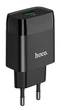 Сетевое ЗУ HOCO C72Q Glorious (5V/3A/1 USB) Qualcomm 3.0 Black - изображение 1