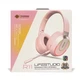 Наушники Bluetooth DEEPBASS R11 с RGB подсветкой Розовые - изображение 5
