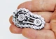 Антистресс Металлический Bike Chain Spinner Фиджет Игрушка, Крутилка Серебро (01154) - изображение 2