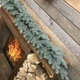 Голубая рождественская гирлянда из искусственной хвои литая Хвоя Traditional 120 см - - изображение 2