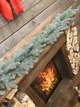 Голубая рождественская гирлянда из искусственной хвои литая Хвоя Traditional 120 см - - изображение 4