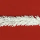 Гирлянда лесная искусственная из белой хвои литая Хвоя Classic 120 см - - изображение 1