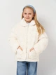 Детская демисезонная шуба для девочки Minoti 20fur41 41227JNR 92-98 см Белая (5063025310382) - изображение 1