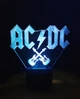3d-светильник AC/DC, АС/ДС, 3д-ночник, несколько подсветок (на батарейке) - изображение 2