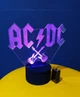 3d-светильник AC/DC, АС/ДС, 3д-ночник, несколько подсветок (на батарейке) - изображение 4