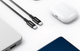Кабель UGREEN USB-C to USB-C Silicone Fast Charging Cable 100W 1m (15275) черный - изображение 3