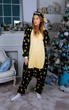 Пижама женска кигуруми Kigurumi Единорог Лунний L черная - изображение 1