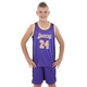 Форма баскетбольная детская NBA клуб Los Angeles Lakers 24 BA-9831 (PL, р-р S, фиолетово-желтый) - изображение 1